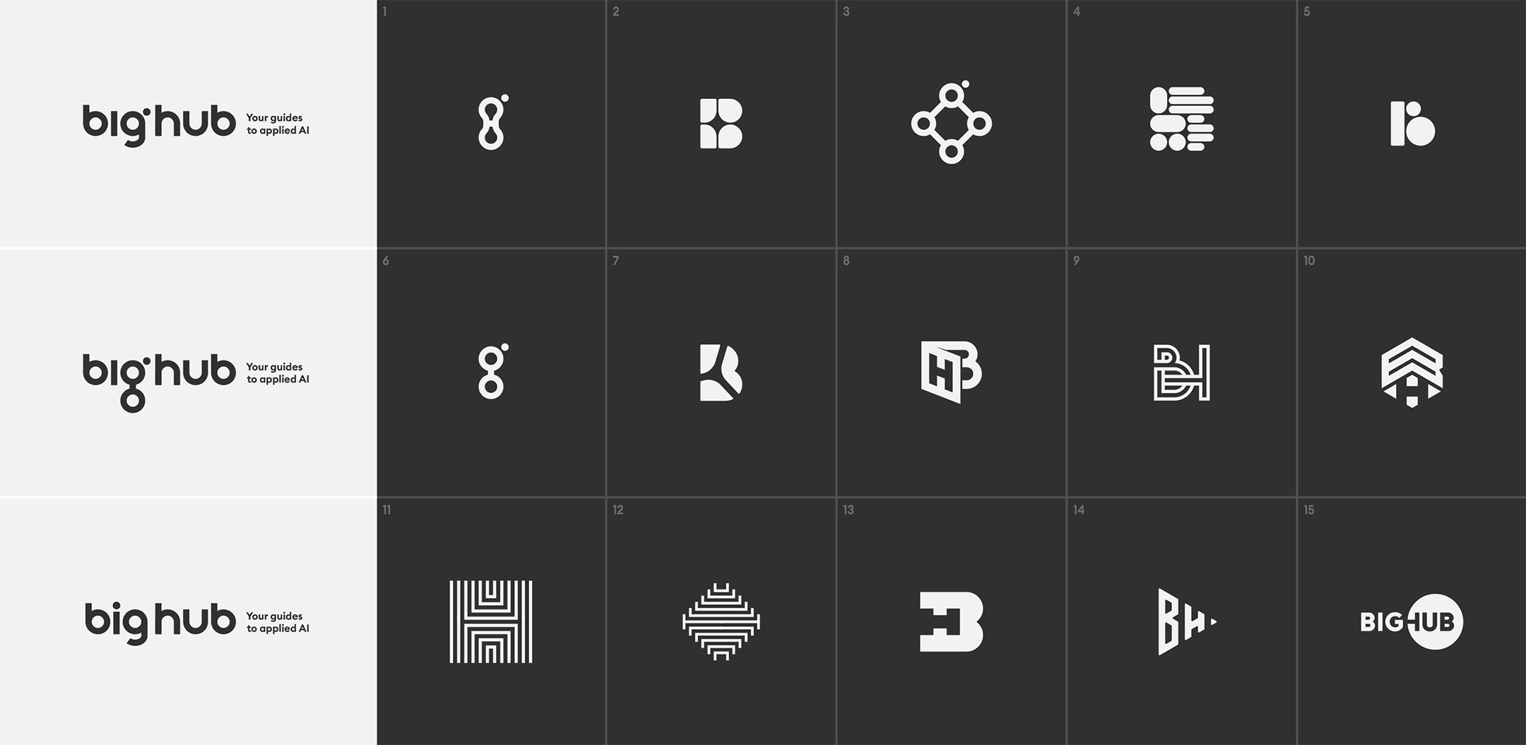 BigHub | Logo Explorations | Client: drawETC. / BigHub