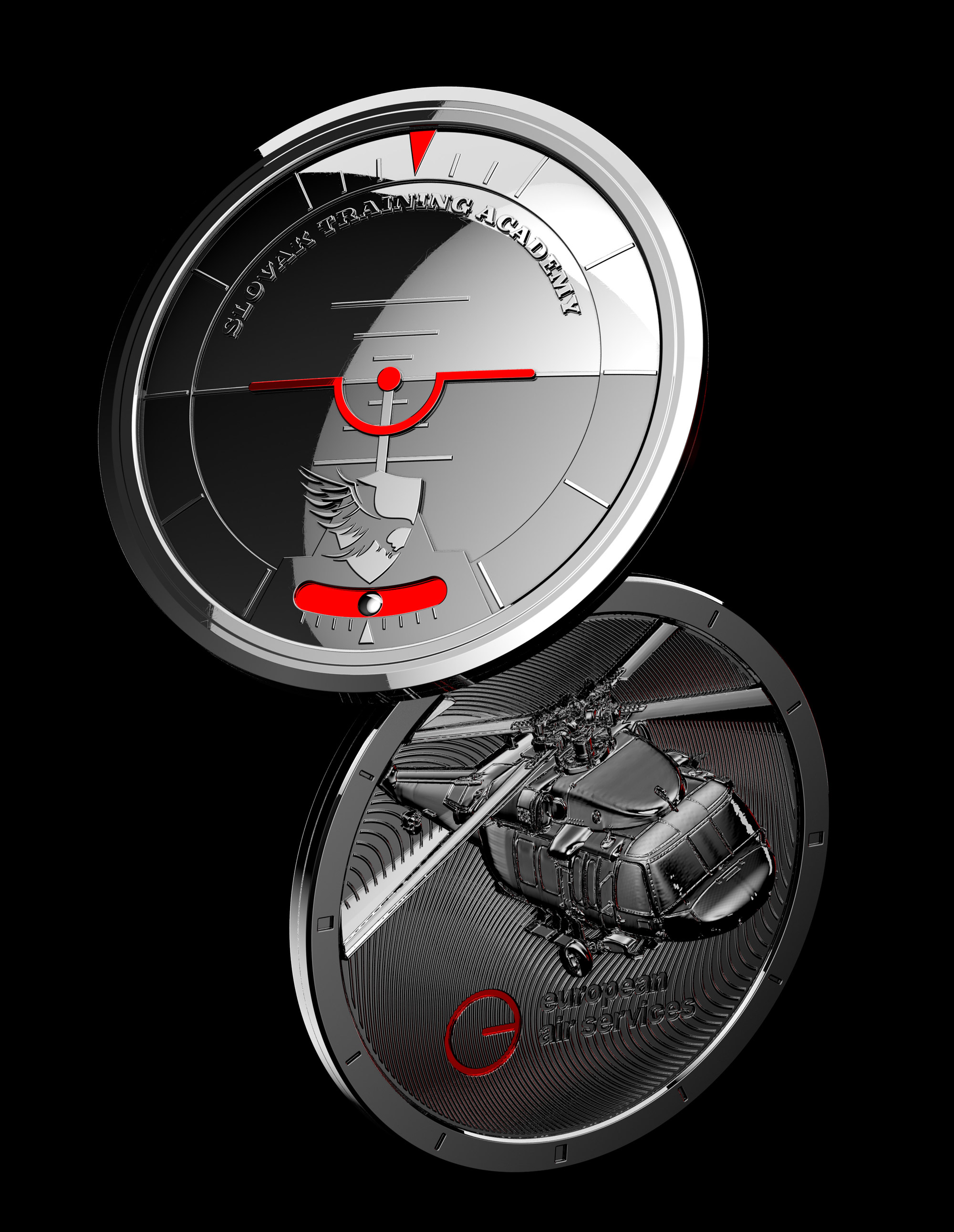 EAS/STA Coin design and visualisation | Client: EAS/STA / drawETC.