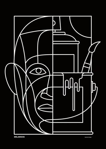 Vector Illustration in memory of Delarock