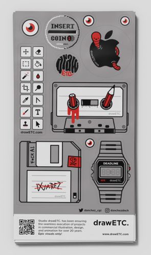 Stickers for drawETC.